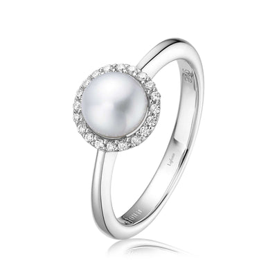 Pearl June Birthstone Ring