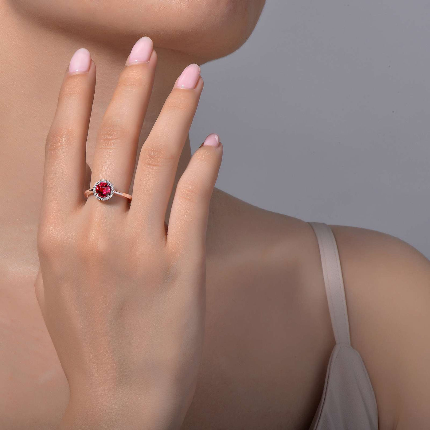 Ruby July Birthstone Ring