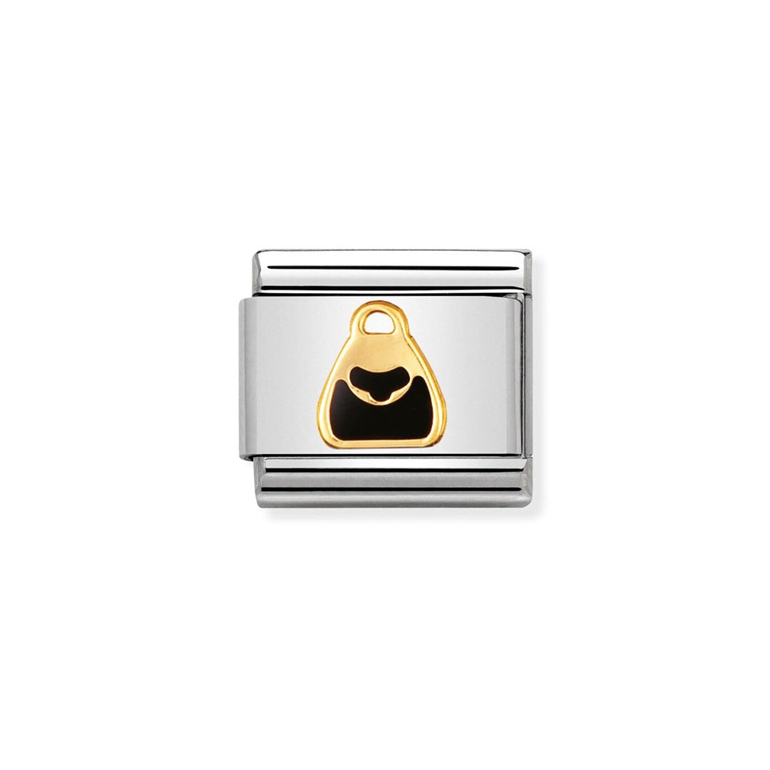 Composable Classic Link, Black Bag Charm