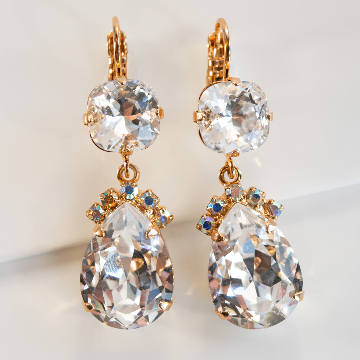 Mariana "On a Clear Day" Pear Dangle Earrings