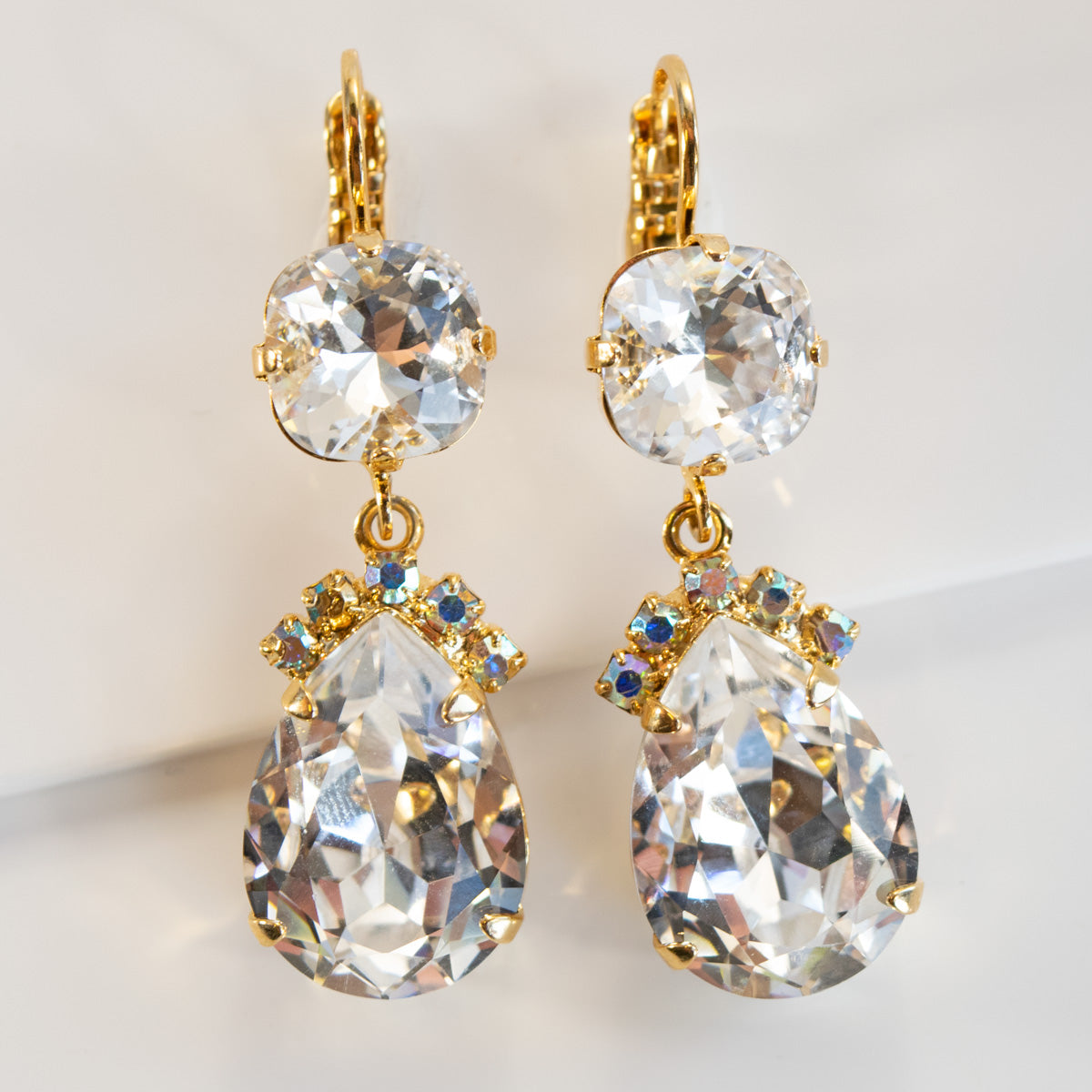 Mariana "On a Clear Day" Pear Dangle Earrings