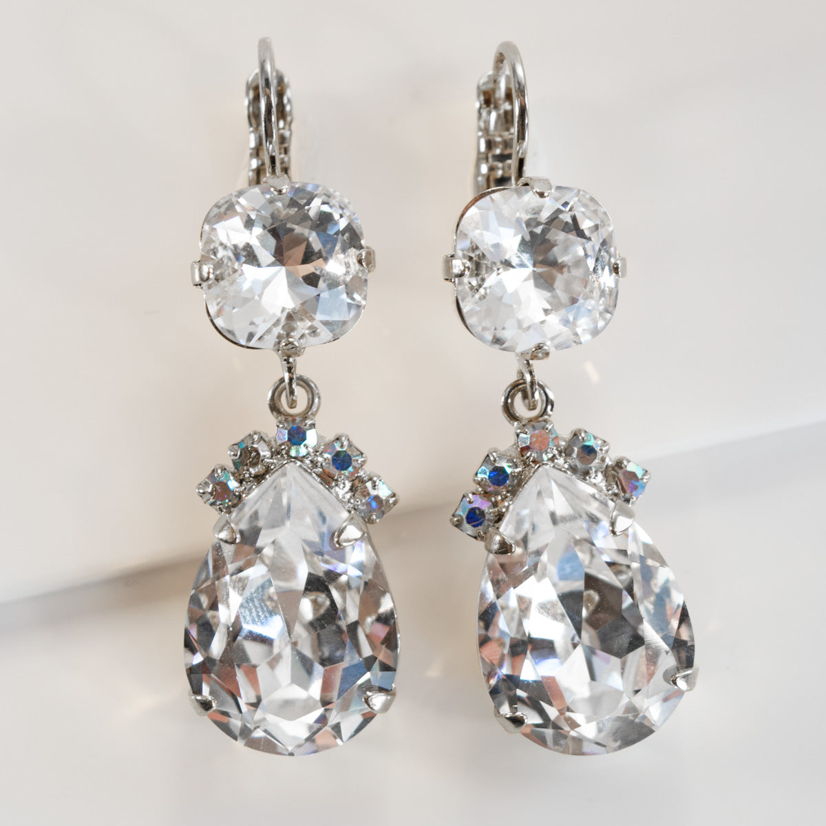 Mariana "On a Clear Day" Pear Dangle Earrings