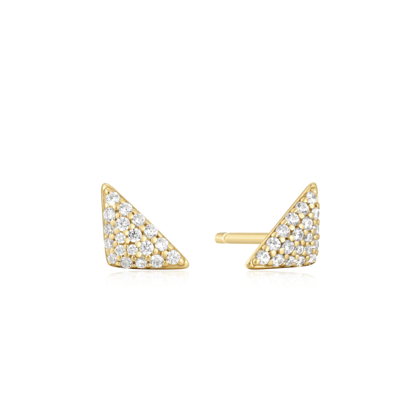 Sunshine Chaser - Gold Triangular Pave Studs