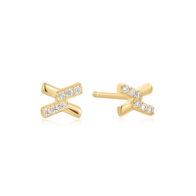 Dusk Divas - Cross Cubic Zirconia Studs