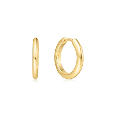 Vogue Maven - Tube Small Huggie Hoop Earrings