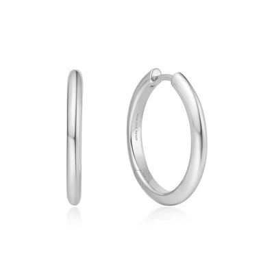 Vogue Maven - Tube Medium Hoop Earrings