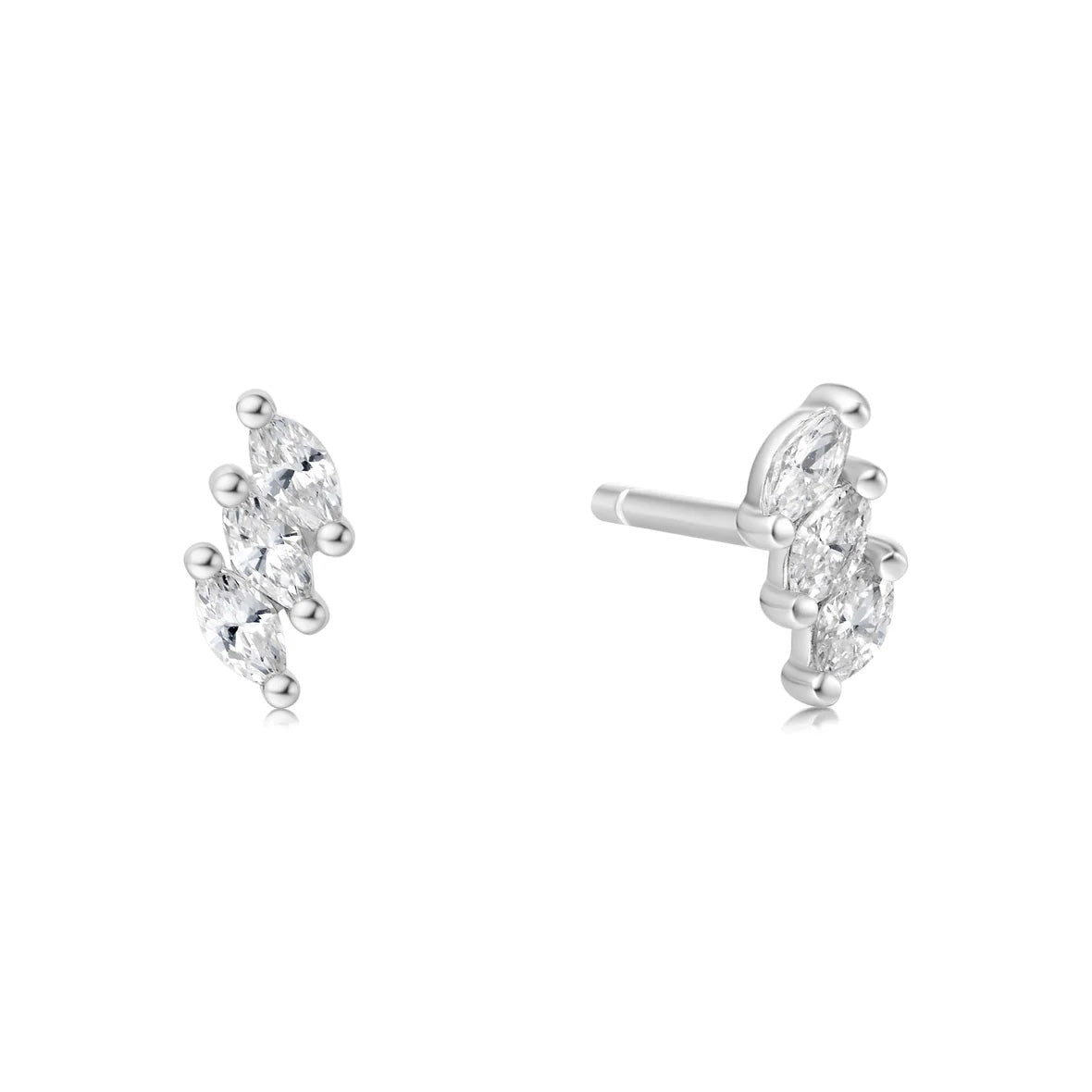 Chill Voyager - Triple Marquise Stud Earrings