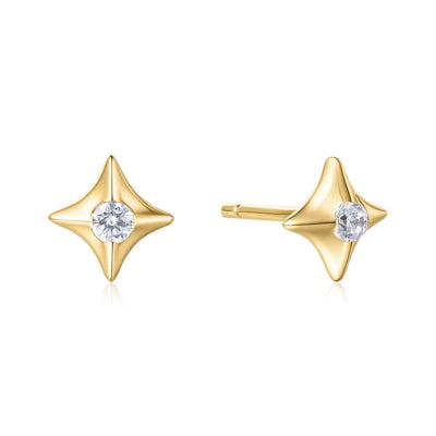 Sunny Sparkler - Sparkling Star Stud Earrings