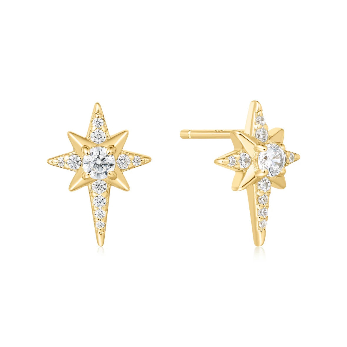 Miss Dainty - Eight-Pointed Star Stud Earrings