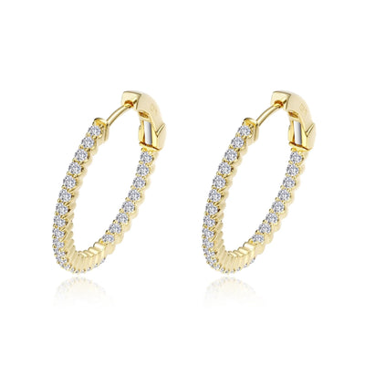 20 mm TR Gold Hoop Earrings