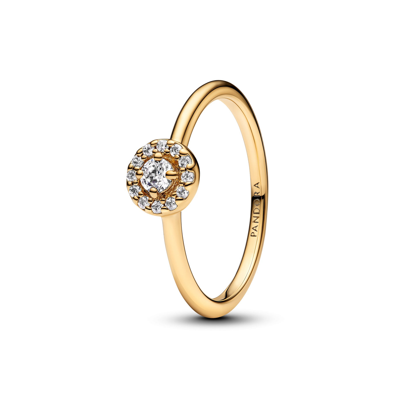 Pandora Round Pave Halo Ring