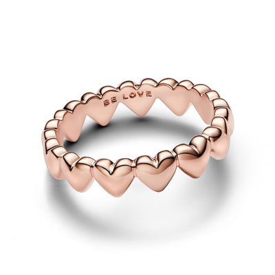 Pandora Row of Hearts Ring