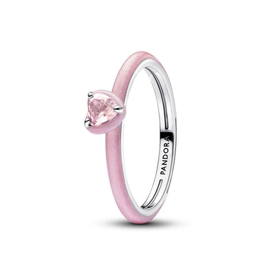 Pandora Pink Chakra Heart Ring