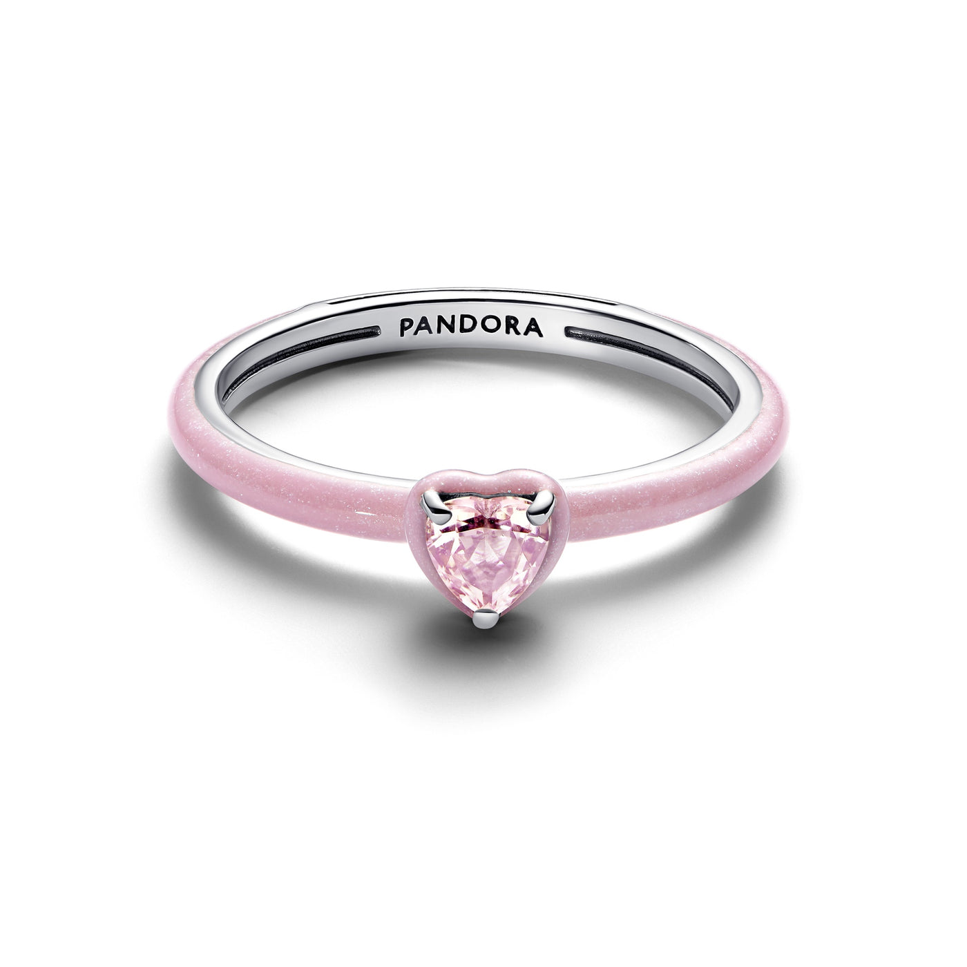 Pandora Pink Chakra Heart Ring