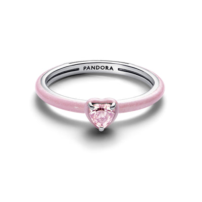 Pandora Pink Chakra Heart Ring