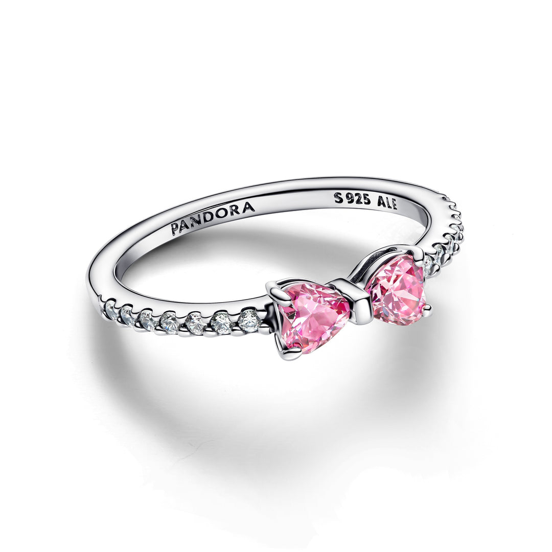 [ PANDORUMJEWELRY] リング ★ PANDORA Entwined Circles Pandora Logo & Sparkle Ring