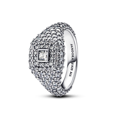 Pandora Pavé Square Cocktail Ring