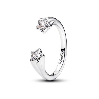 Pandora Shooting Stars Open Ring