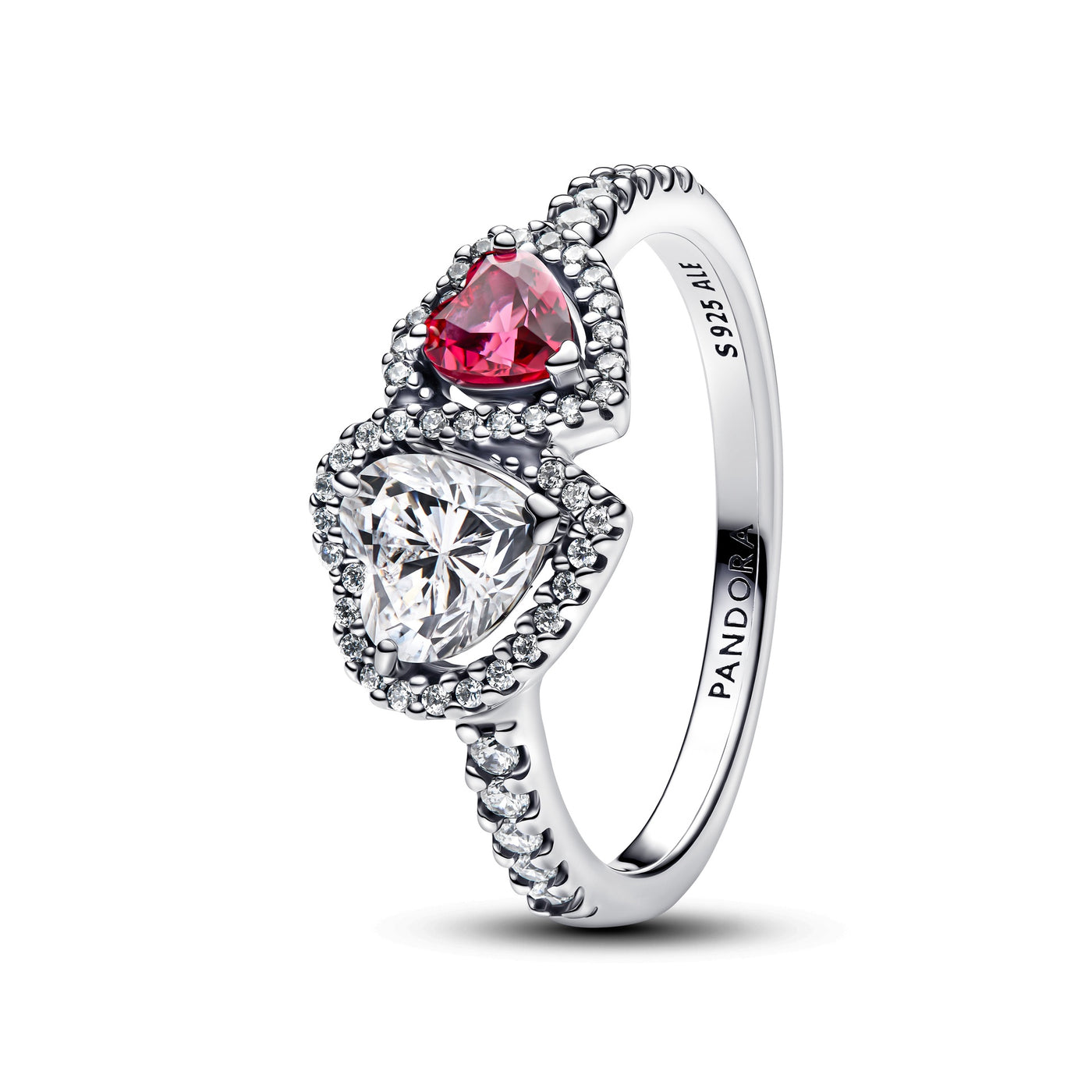 Pandora Halo Hearts Ring