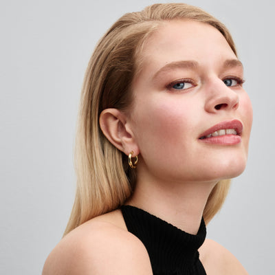 Pandora Twisted Hoop Earrings