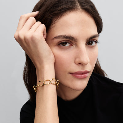 Pandora Organically Shaped Link Bracelet