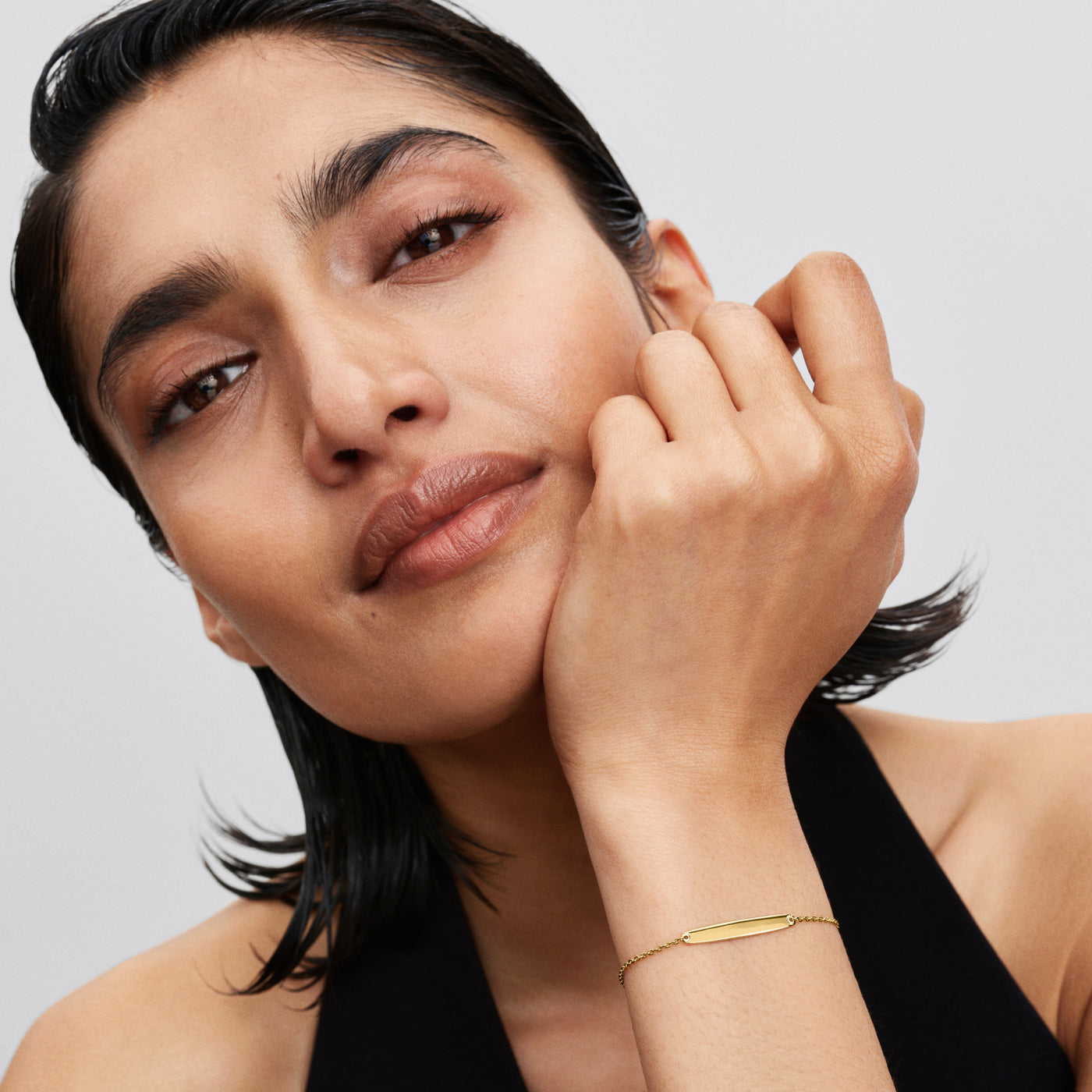 Pandora Engravable Bar Chain Bracelet