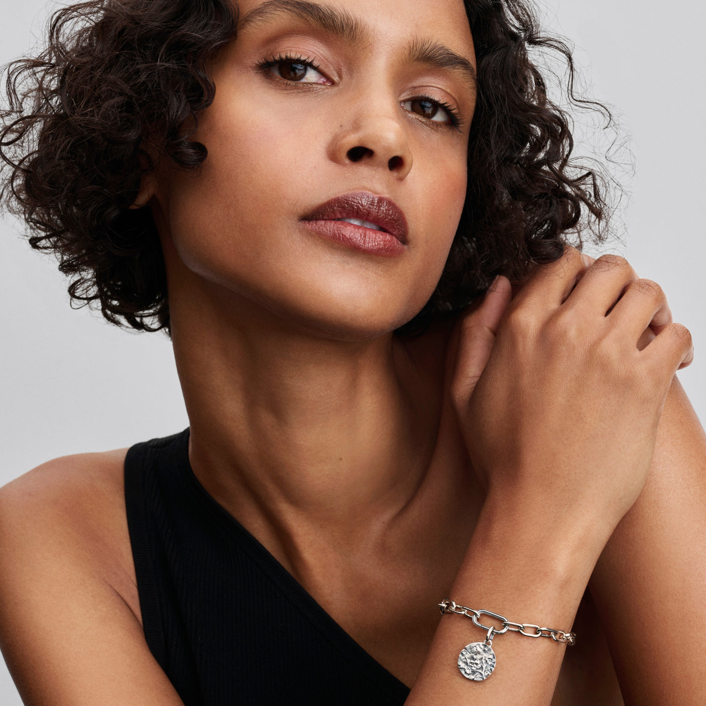 Pandora Cherry Blossom Medallion Charm