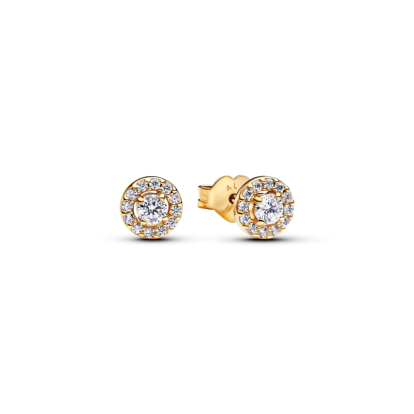 Pandora Round Pavé Halo Stud Earrings