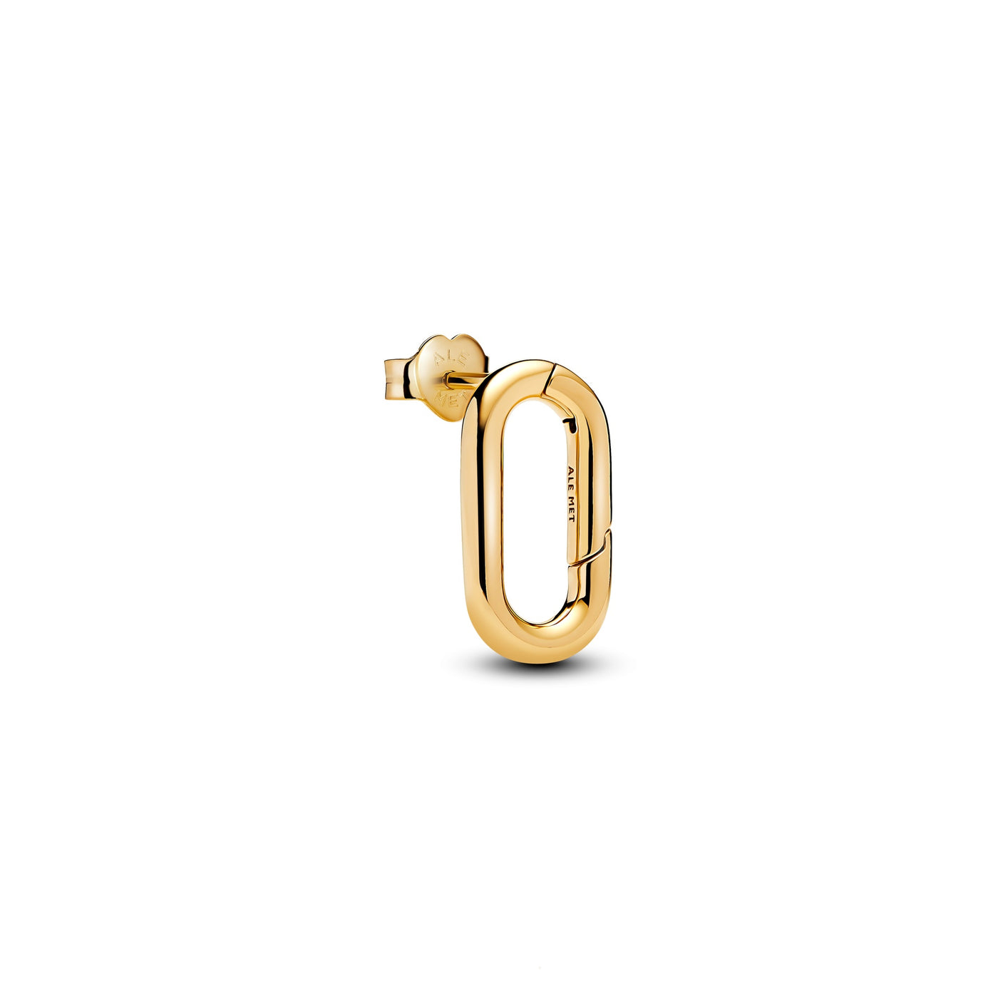 Pandora 14k gold-plated openable link stud earring