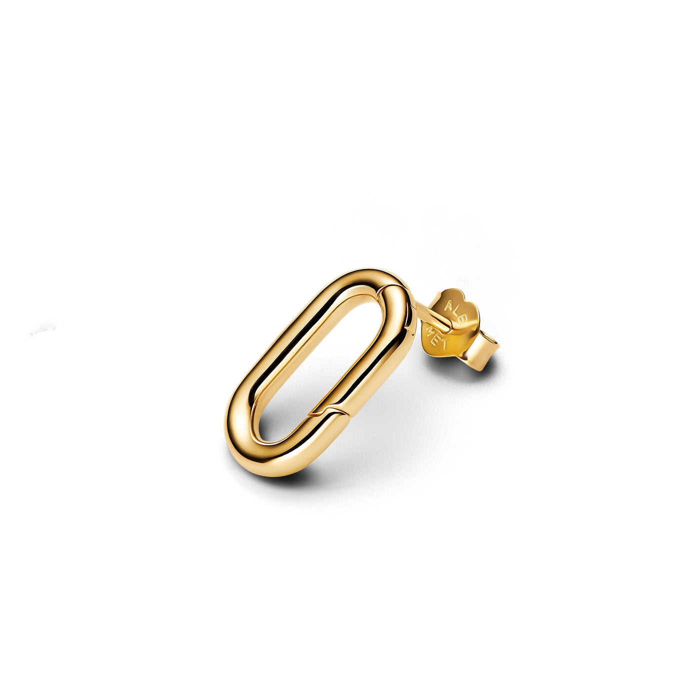 Pandora 14k gold-plated openable link stud earring