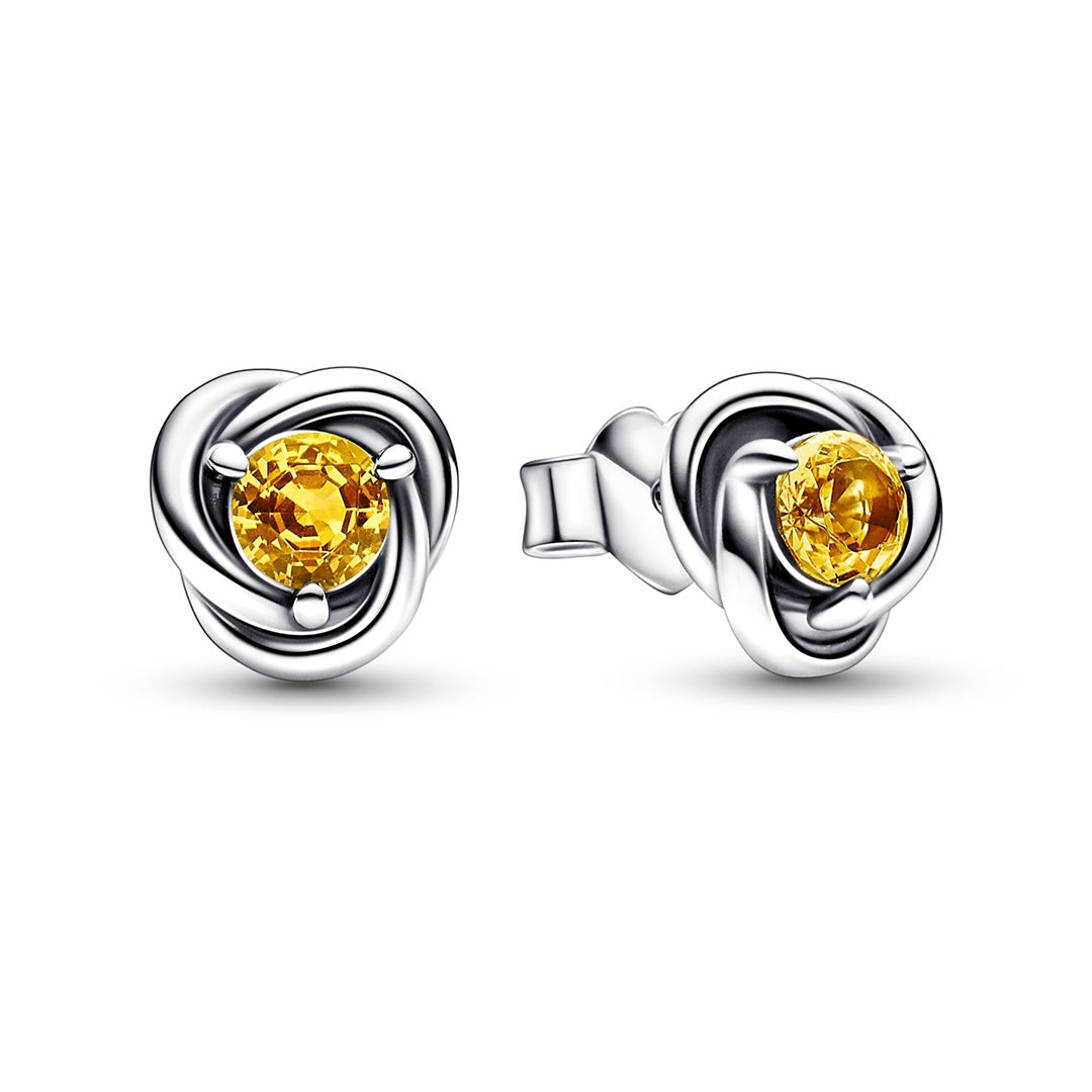 Pandora Honey Eternity Circle Stud Earrings