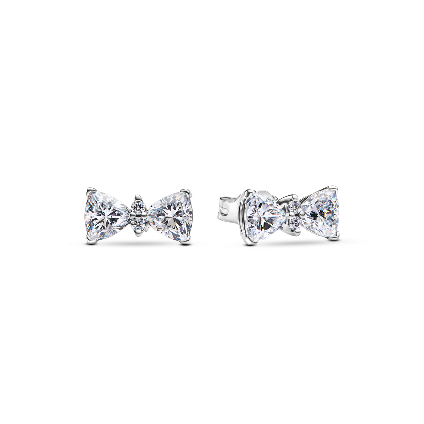 Pandora Sparkling Bow Stud Earrings