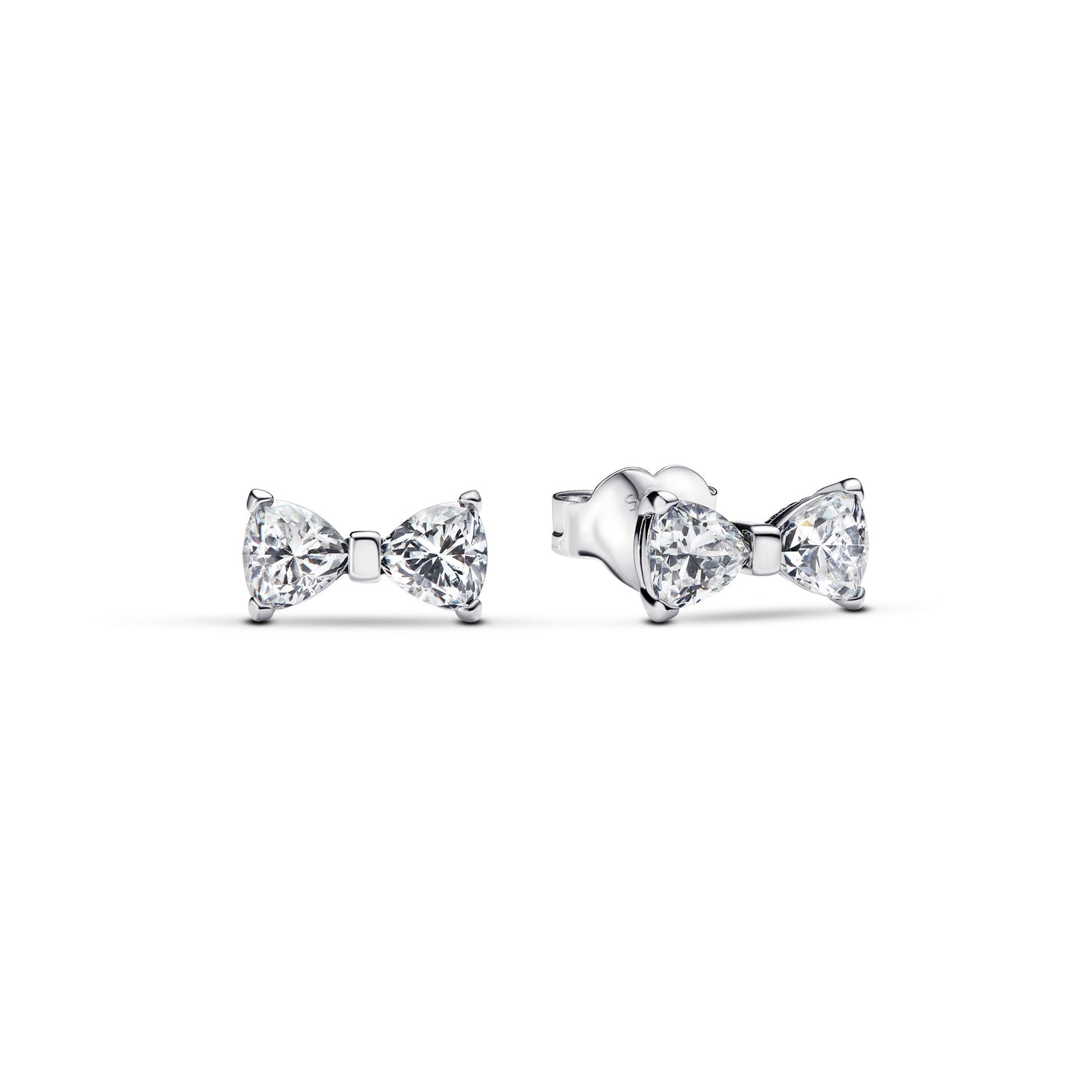 Pandora Sparkling Small Bow Stud Earrings