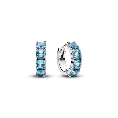 Pandora Light Blue Hoop Earrings