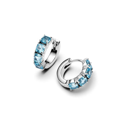 Pandora Light Blue Hoop Earrings