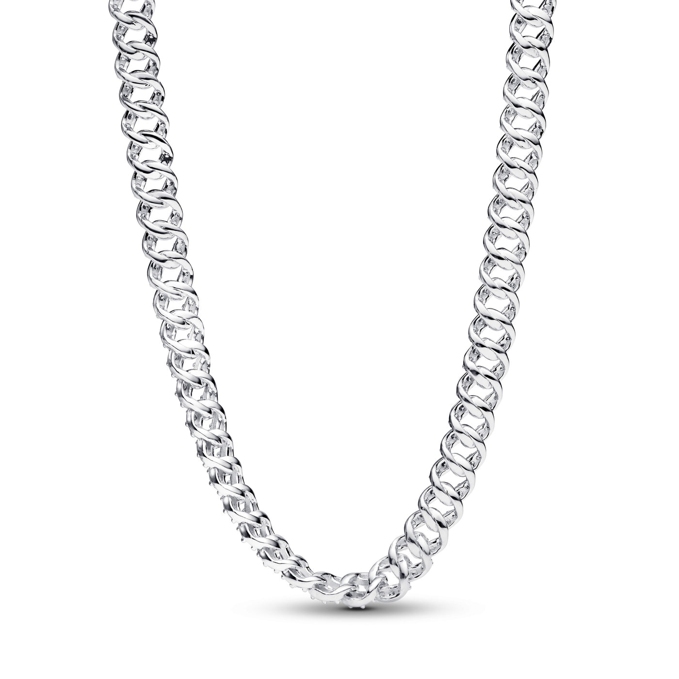 Pandora Pavé Cuban Chain Necklace