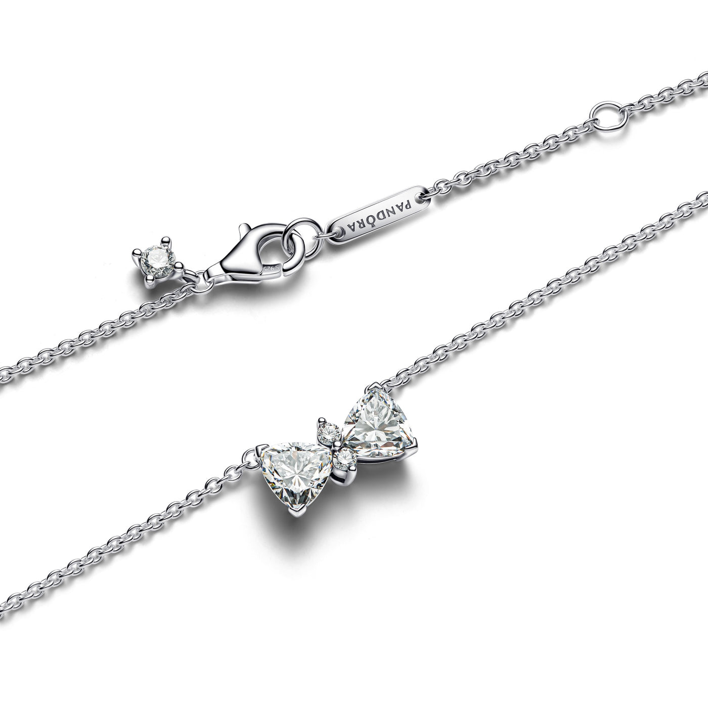 Pandora Sparkling Bow Necklace