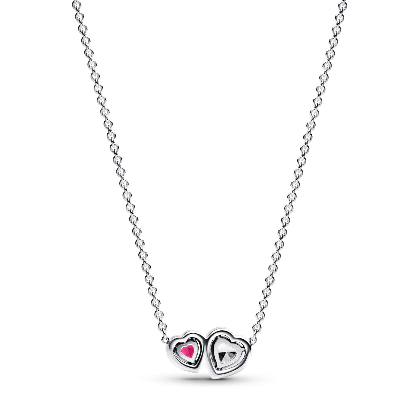 Pandora Halo Hearts Pendant Necklace