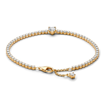 Pandora Sparkling Heart Tennis Bracelet