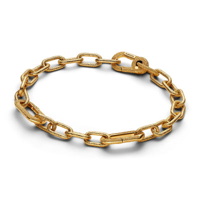 Pandora Textured Small-Link Chain Bracelet