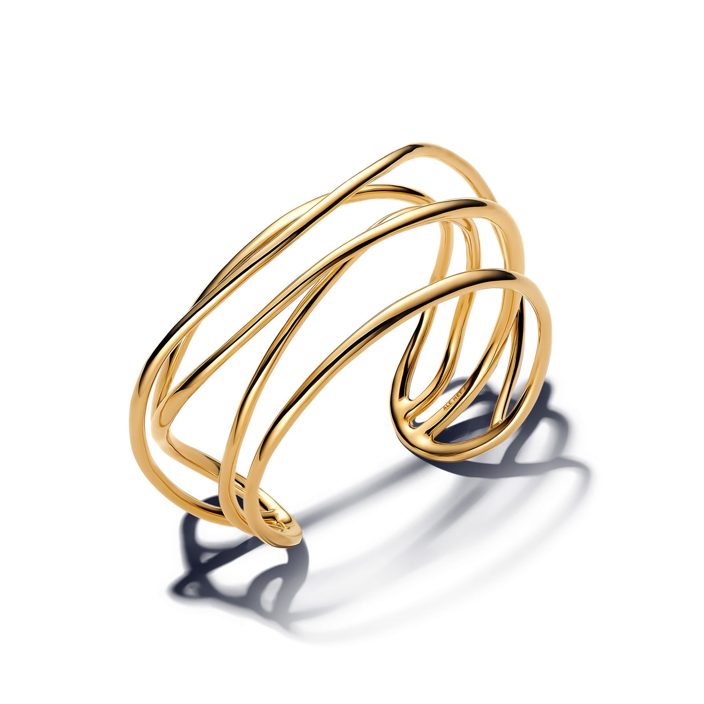Pandora Organically Shaped Wired Open Bangle