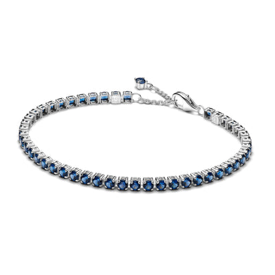 Pandora Sparkling Blue Tennis Bracelet