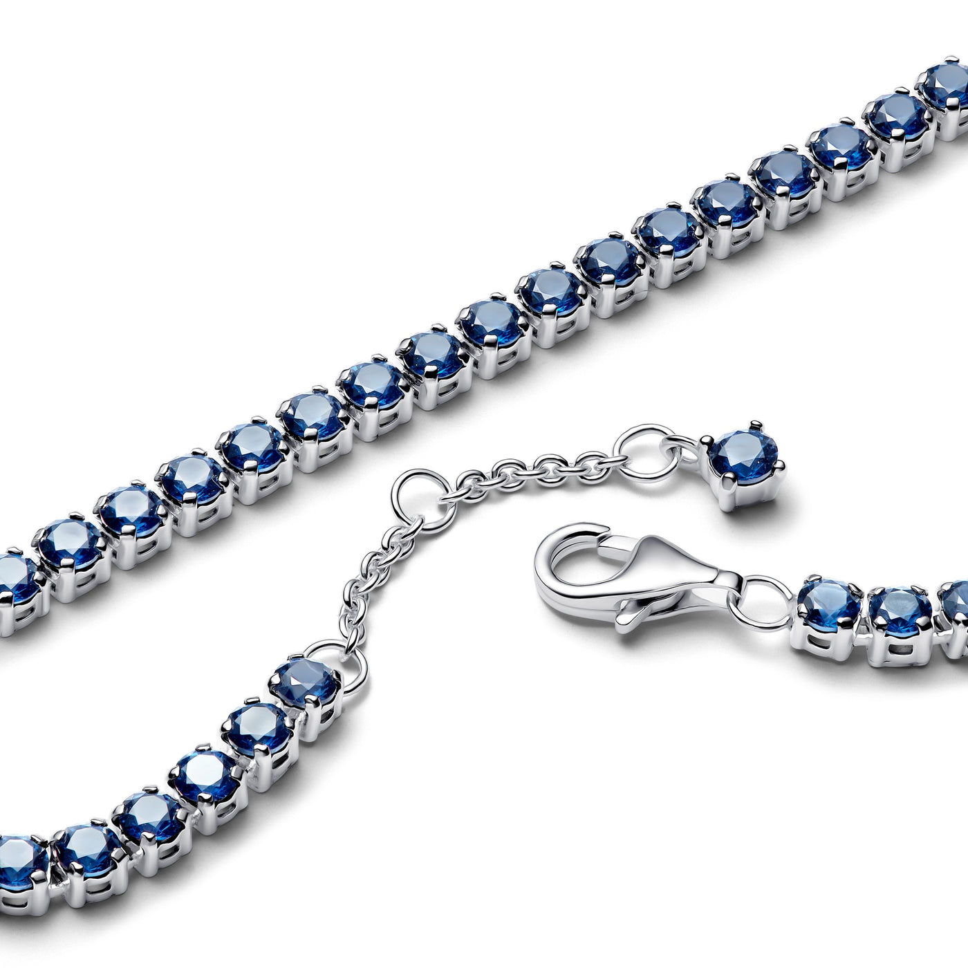 Pandora Sparkling Blue Tennis Bracelet