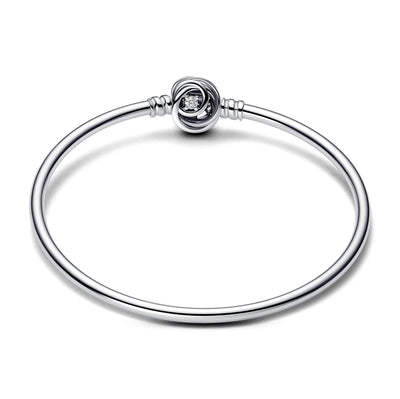 Pandora Moments Encircled Clasp Bangle