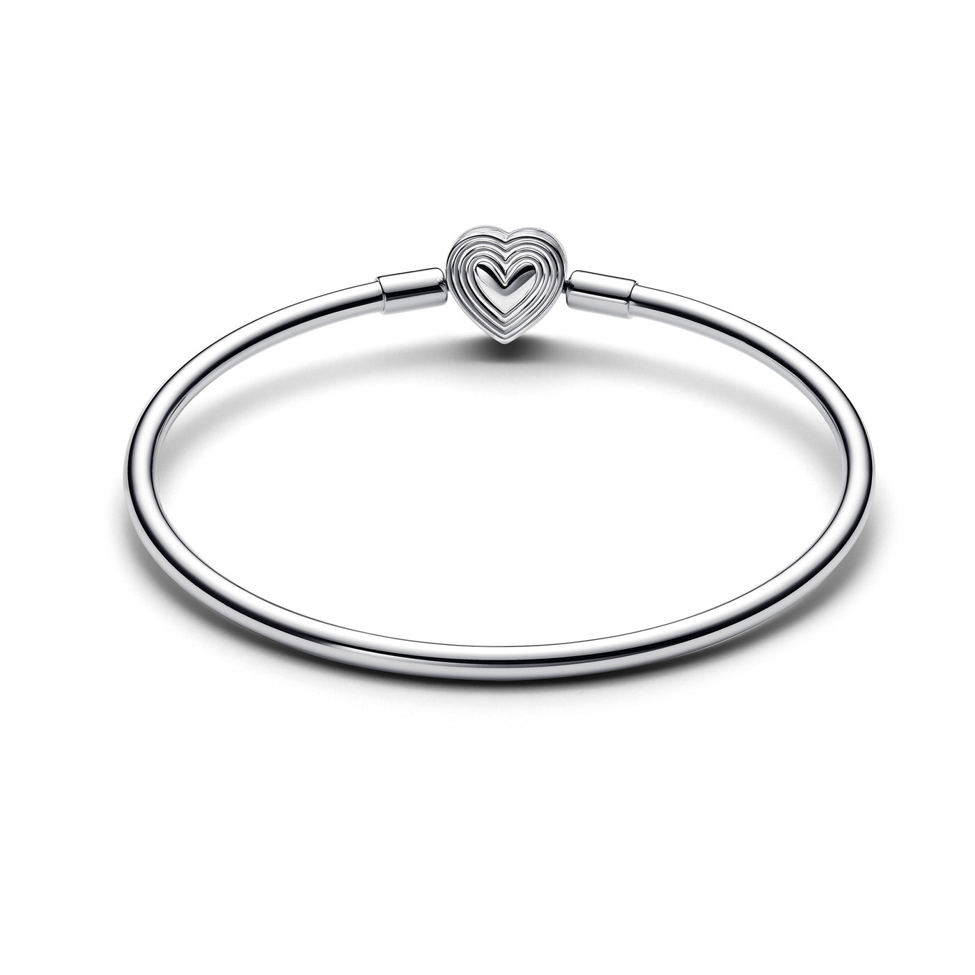 Pandora Radiating Heart Clasp Bangle