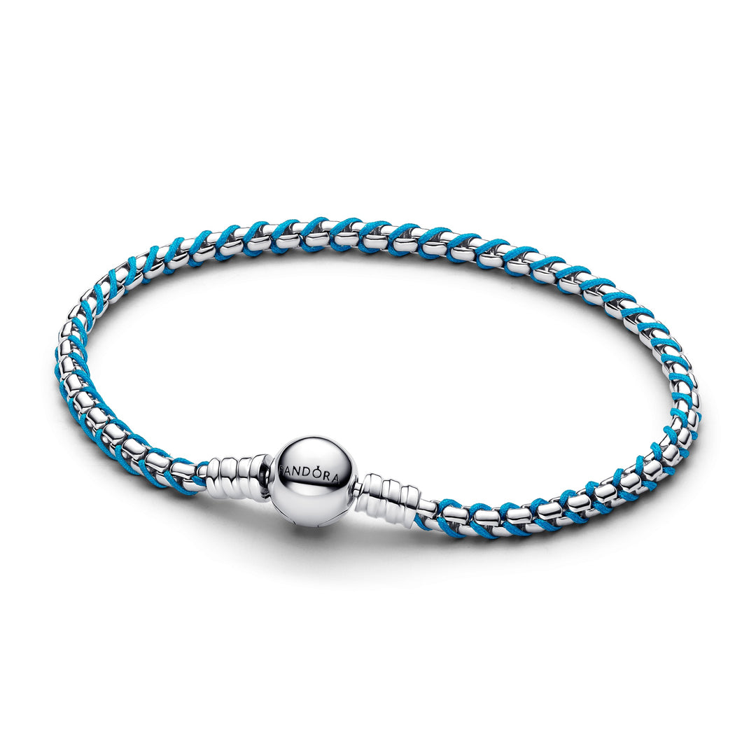 Pandora Blue Cord Box Chain Bracelet – Pancharmbracelets