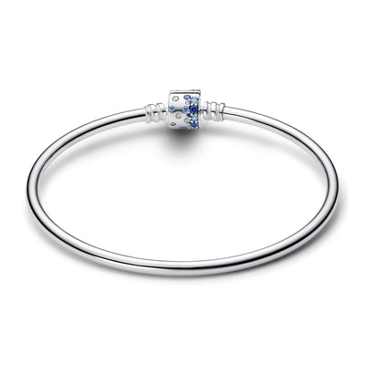Pandora Sparkling Barrel Clasp Bangle