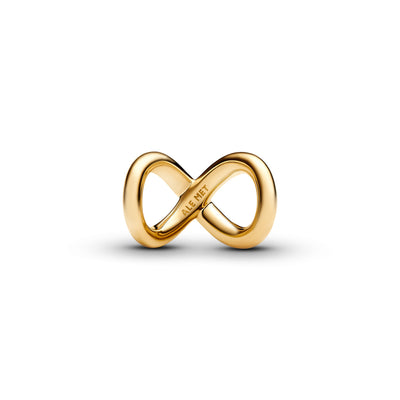 Pandora 14k Gold-Plated Forever & Always Infinity Charm