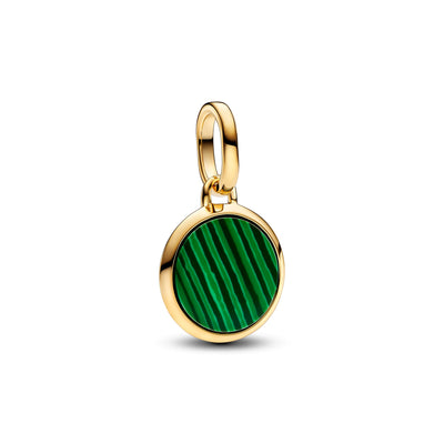 Pandora Green Engravable Mini Medallion Charm