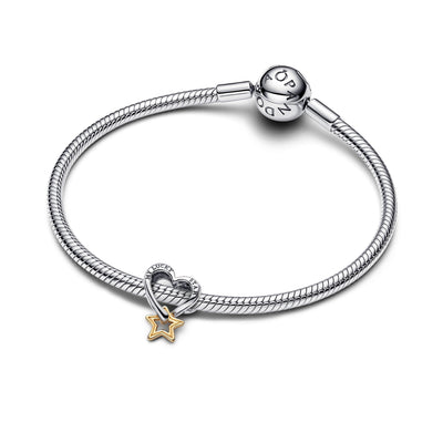 Pandora Lucky Star & Heart Charm